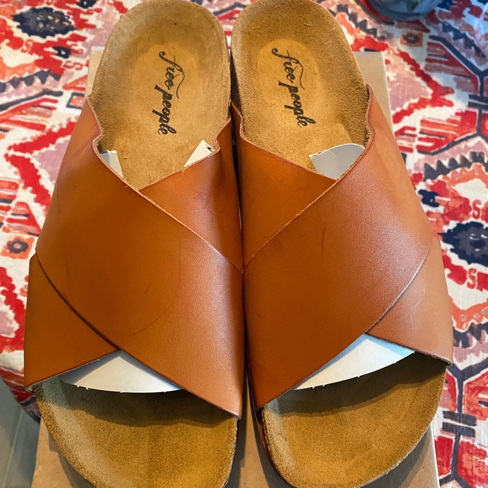 Free People Women's Orange/brown Sandals